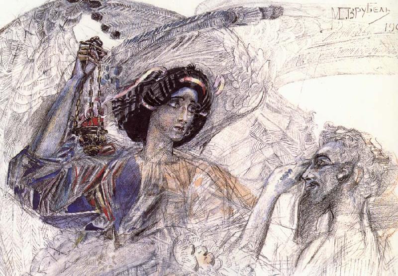 Mikhail Vrubel The Six-winged seraph